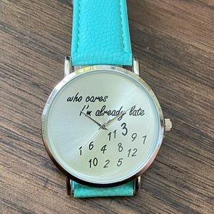 Stainless steel back watches in genuine leather